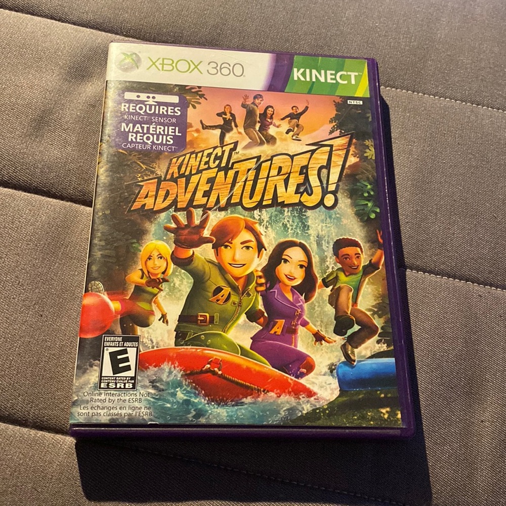 XBOX360 kinect adventures video game